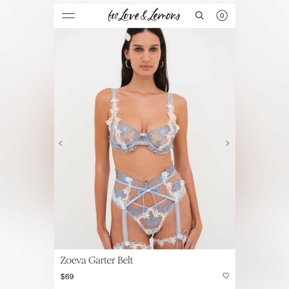 Zoeva Garter Belt - For Love and Lemons